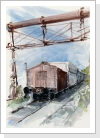 Letzte Fahrt, 60 x 42 cm Letzte Fahrt, 60 x 42 cm