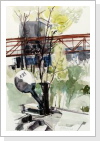 Verwachsene Weiche, 60 x 42 cm Verwachsene Weiche, 60 x 42 cm