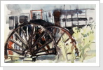 Räder 1, 60 x 42 cm Räder 1, 60 x 42 cm