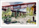 Brücke, 60 x 42 cm Brücke, 60 x 42 cm