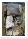 Letter 2, 2001 Acryl/Lack/Papier auf Holz 85x100x5,5 Letter 2, 2001 Acryl/Lack/Papier auf Holz 85x100x5,5