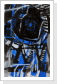 4 Acryl/Lack/Silberauf Holz, 20x30x5 cm 4 Acryl/Lack/Silberauf Holz, 20x30x5 cm
