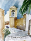 Lumio, Aquarell a. Bütten 37 x28cm Lumio, Aquarell a. Bütten 37 x28cm