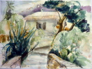 Lumio Berg, Aquarell a. Btten 56 x 75 cm